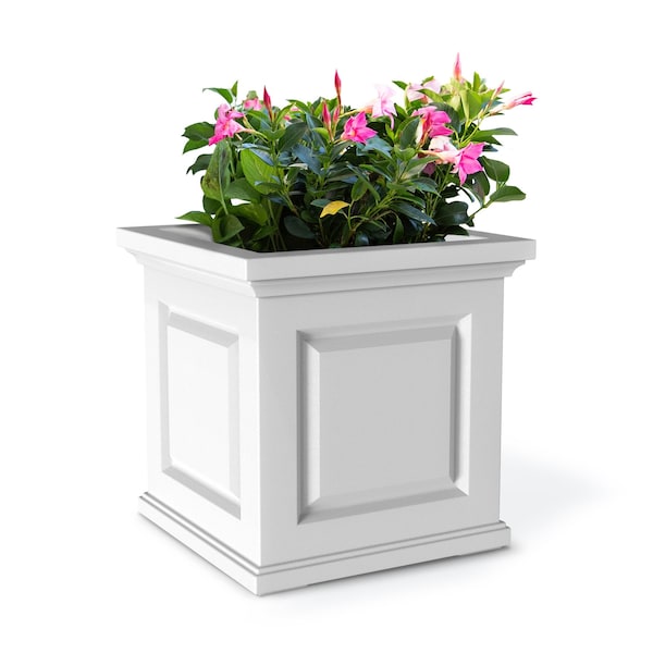 Nantucket 20x20 Square Planter - White